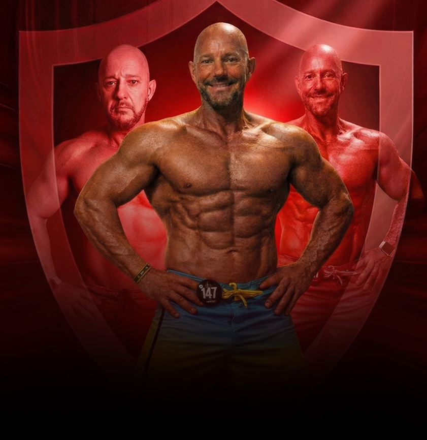 Eduardo Mendes, coach e atleta, em ensaio esportivo com identidade SHRED XTREME